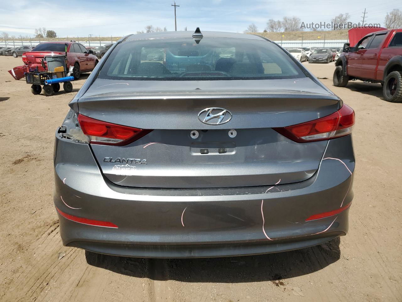 2018 Hyundai Elantra Sel Charcoal vin: 5NPD84LF6JH382878