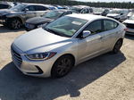 2018 Hyundai Elantra Sel Silver vin: 5NPD84LF6JH394688