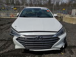 2019 Hyundai Elantra Sel White vin: 5NPD84LF6KH418294