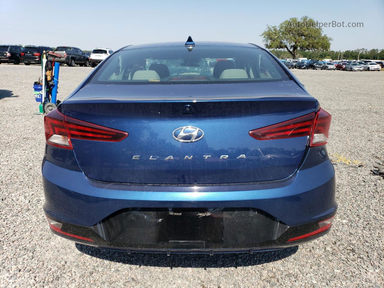 2019 Hyundai Elantra Sel Blue vin: 5NPD84LF6KH429652