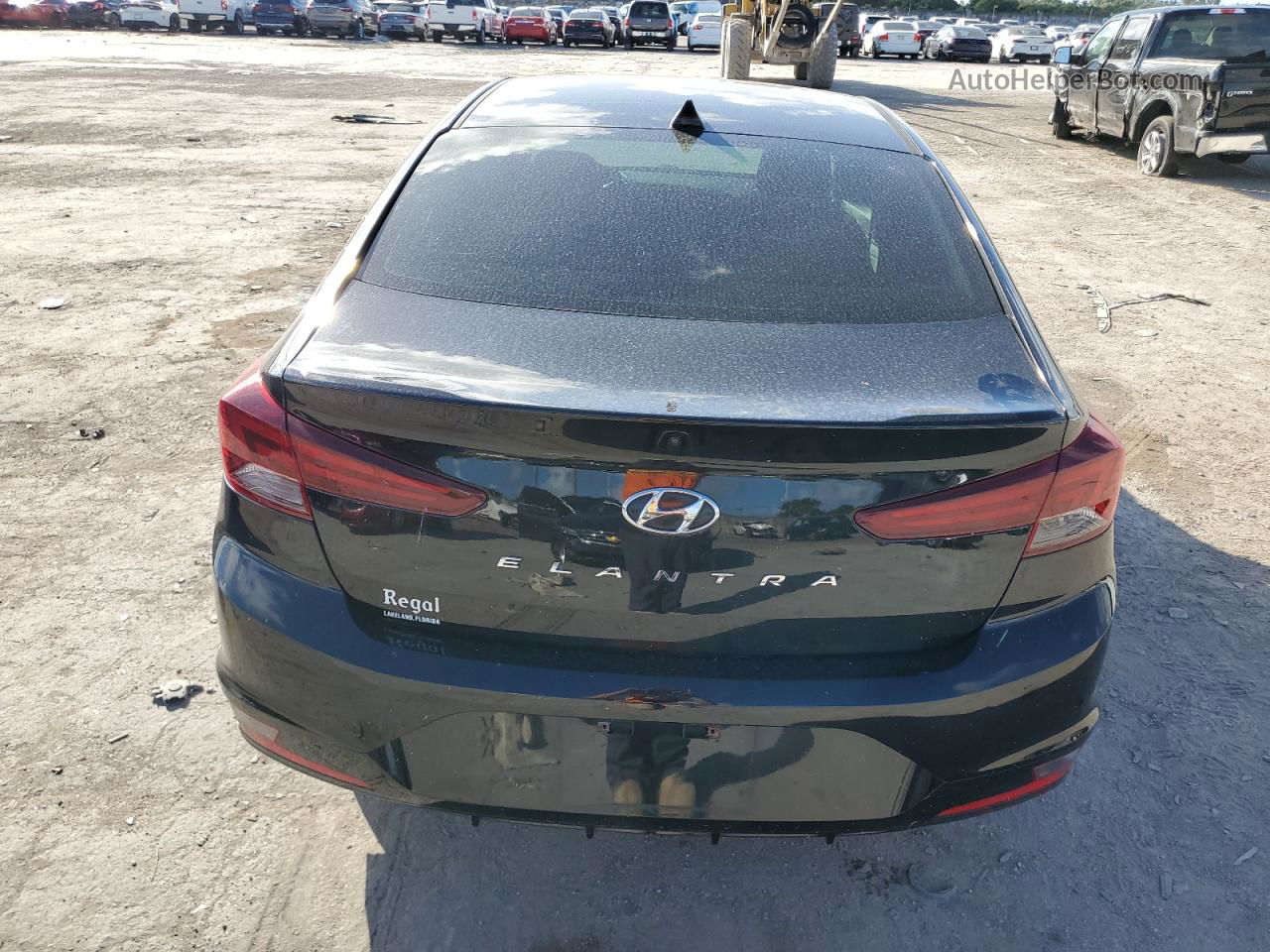 2019 Hyundai Elantra Sel Black vin: 5NPD84LF6KH466944