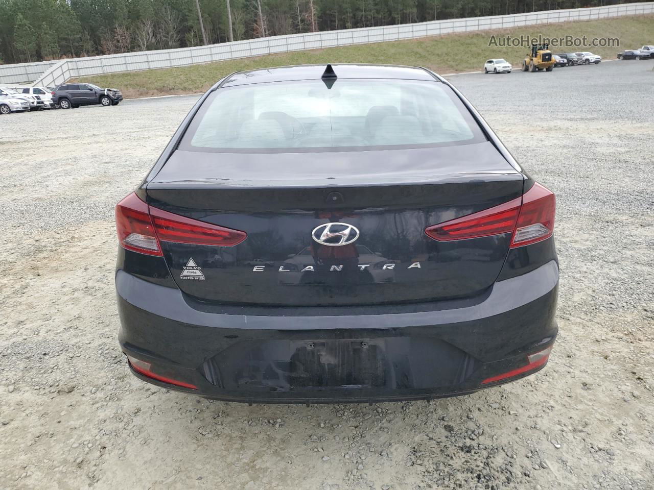 2019 Hyundai Elantra Sel Black vin: 5NPD84LF6KH481069