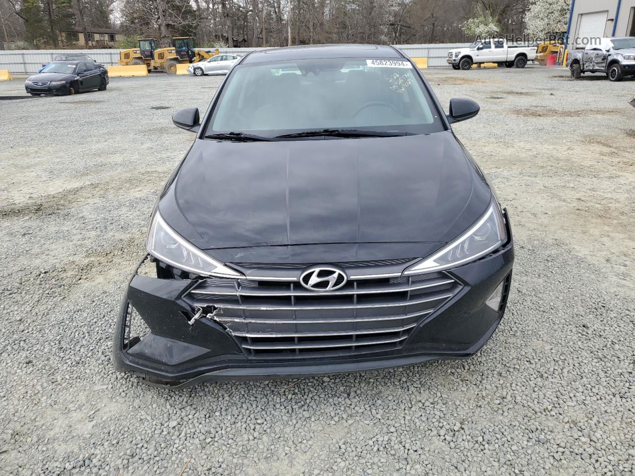 2019 Hyundai Elantra Sel Black vin: 5NPD84LF6KH481069