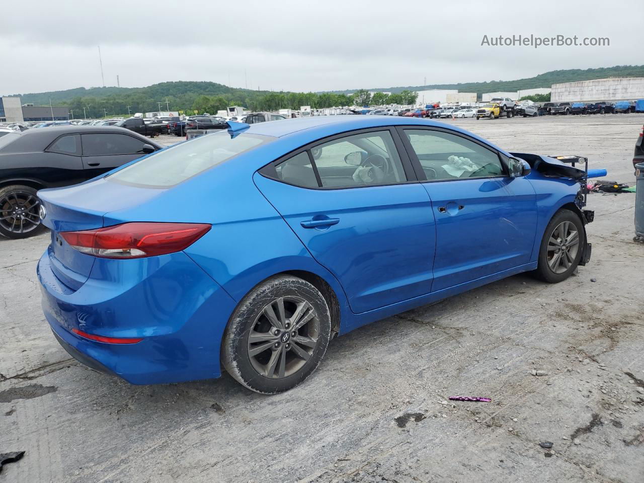 2017 Hyundai Elantra Se Blue vin: 5NPD84LF7HH009097