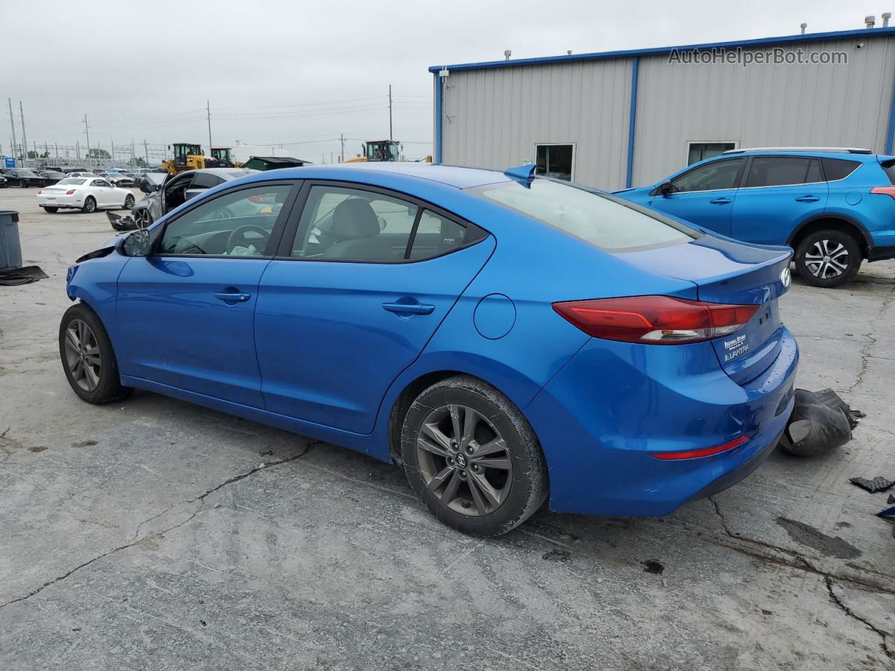 2017 Hyundai Elantra Se Blue vin: 5NPD84LF7HH009097