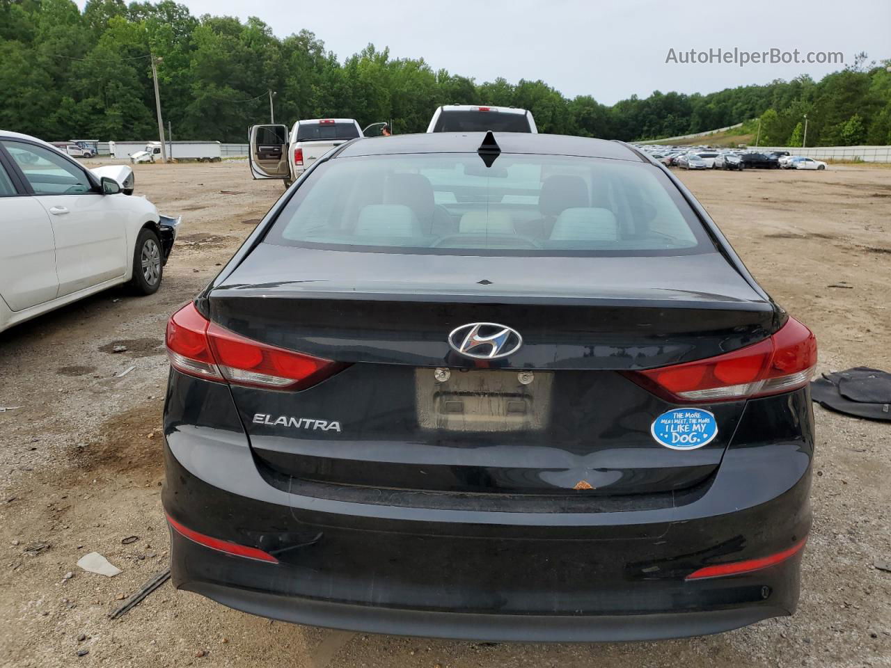 2017 Hyundai Elantra Se Black vin: 5NPD84LF7HH022383