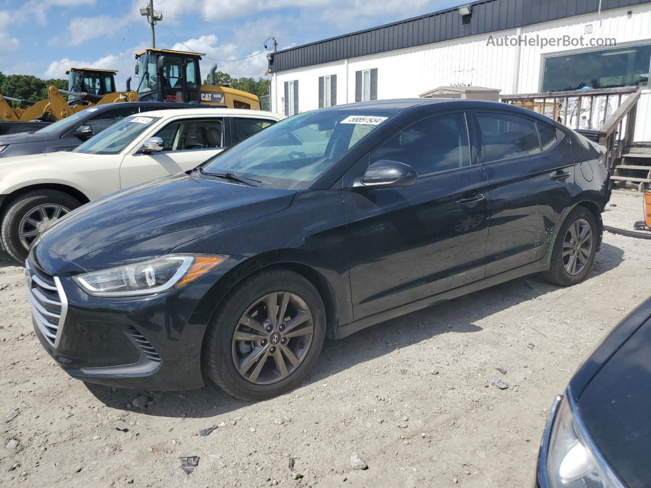 2017 Hyundai Elantra Se Черный vin: 5NPD84LF7HH026806