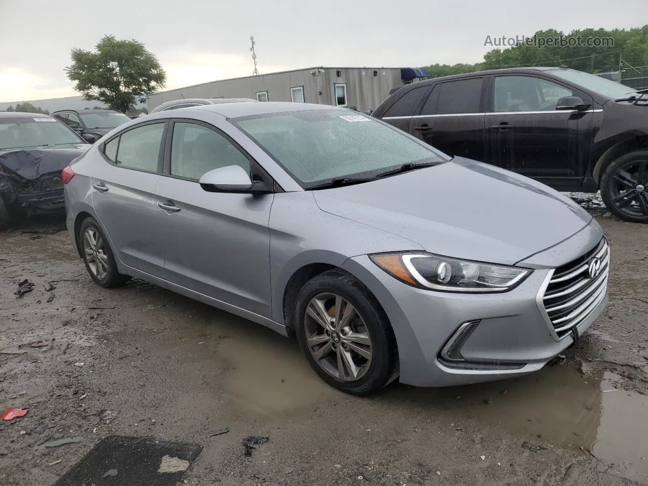 2017 Hyundai Elantra Se Silver vin: 5NPD84LF7HH046909