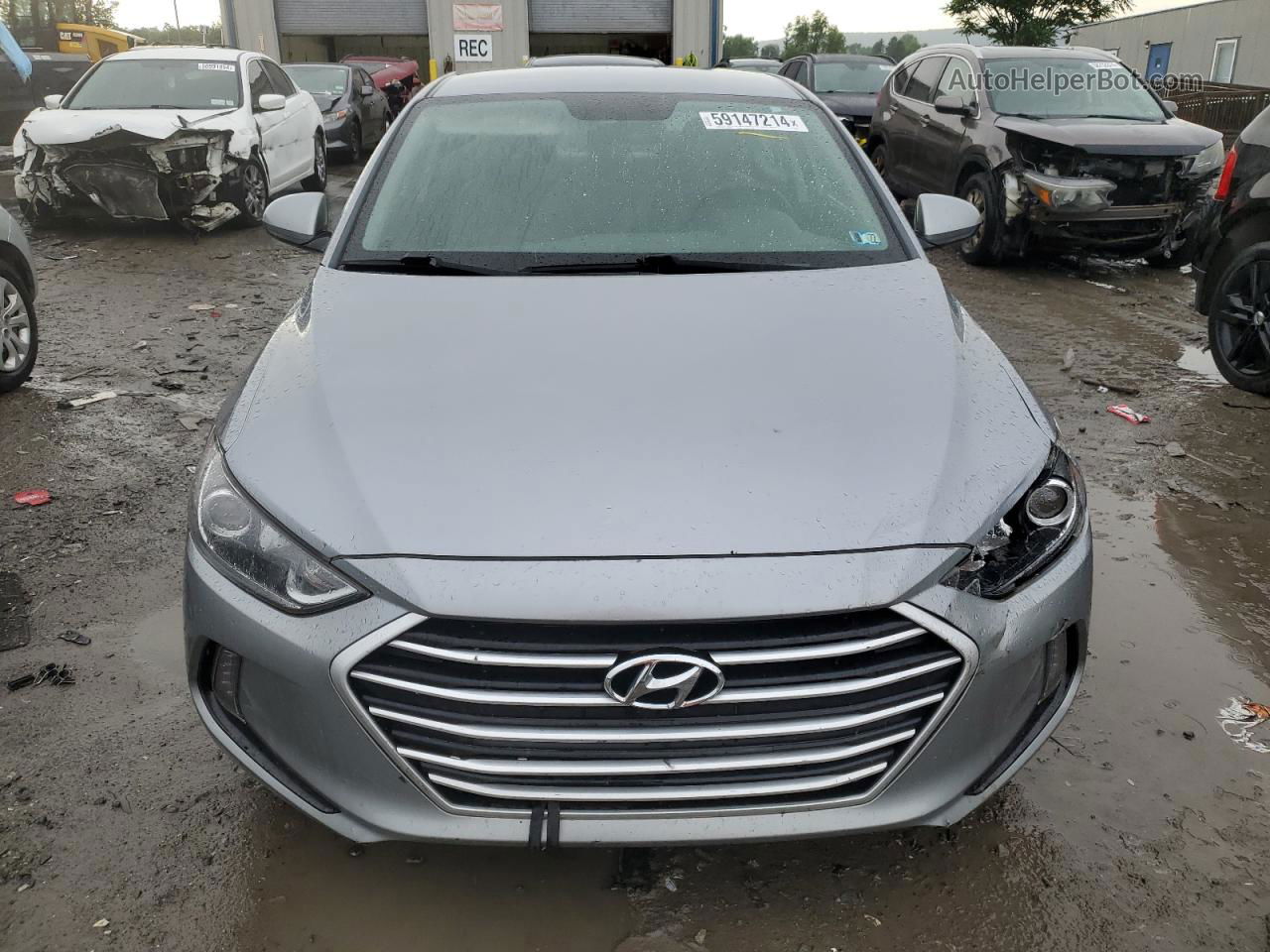 2017 Hyundai Elantra Se Silver vin: 5NPD84LF7HH046909