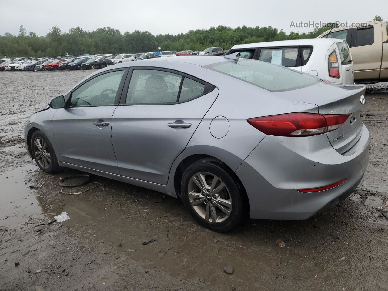 2017 Hyundai Elantra Se Silver vin: 5NPD84LF7HH046909