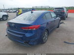 2017 Hyundai Elantra Se Blue vin: 5NPD84LF7HH049521