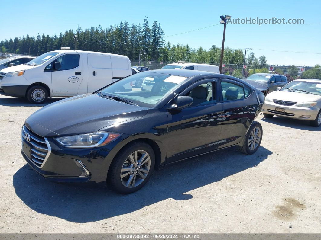 2017 Hyundai Elantra Se Black vin: 5NPD84LF7HH050779