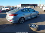 2017 Hyundai Elantra Limited Silver vin: 5NPD84LF7HH083880