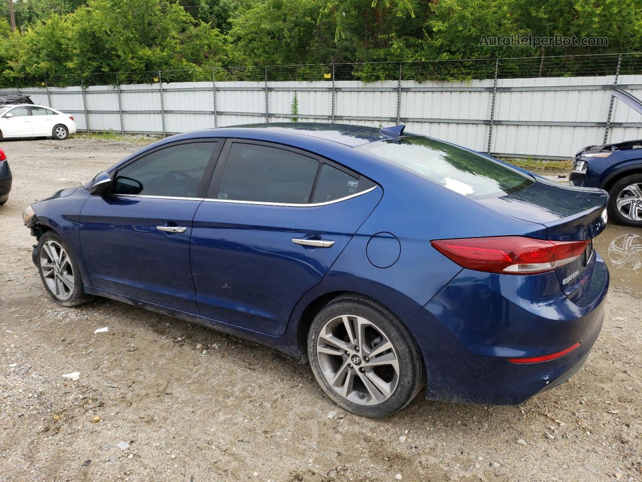 2017 Hyundai Elantra Se Blue vin: 5NPD84LF7HH087816