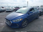 2017 Hyundai Elantra Se Синий vin: 5NPD84LF7HH120197