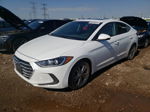 2017 Hyundai Elantra Se White vin: 5NPD84LF7HH136089