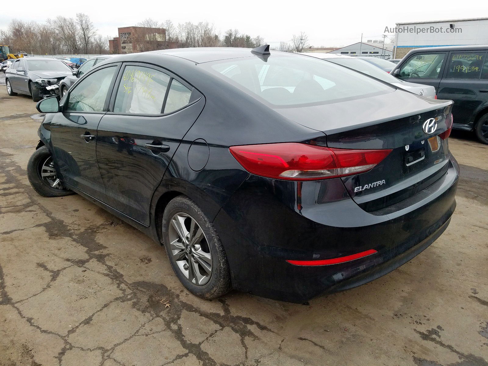 2017 Hyundai Elantra Se Black vin: 5NPD84LF7HH142233