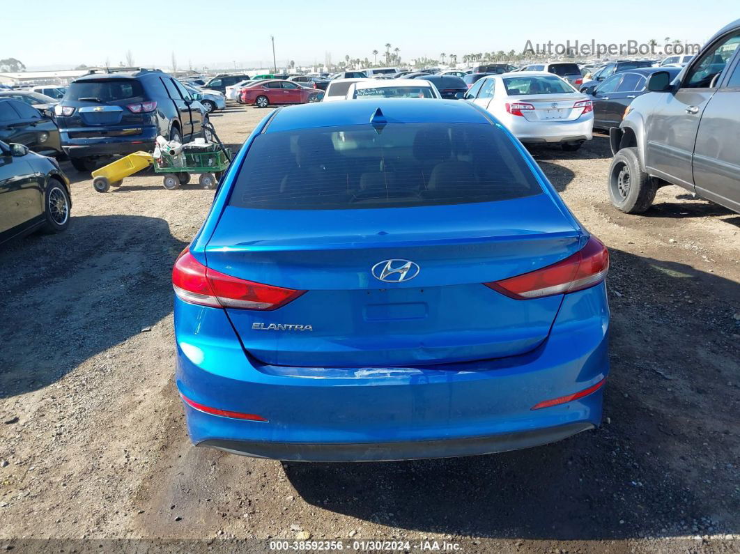 2017 Hyundai Elantra Se Синий vin: 5NPD84LF7HH169089