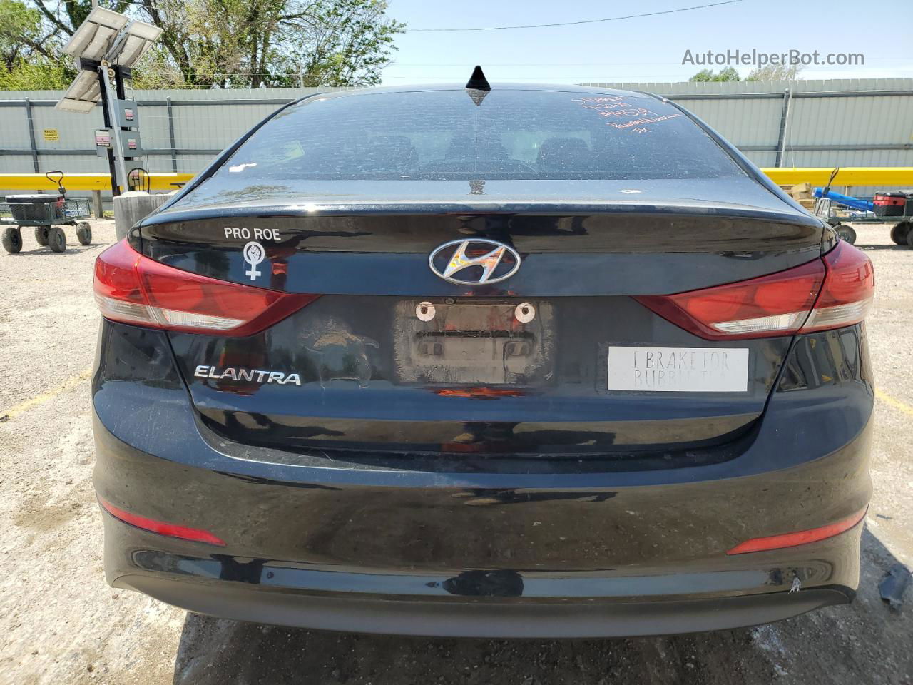 2017 Hyundai Elantra Se Black vin: 5NPD84LF7HH176818