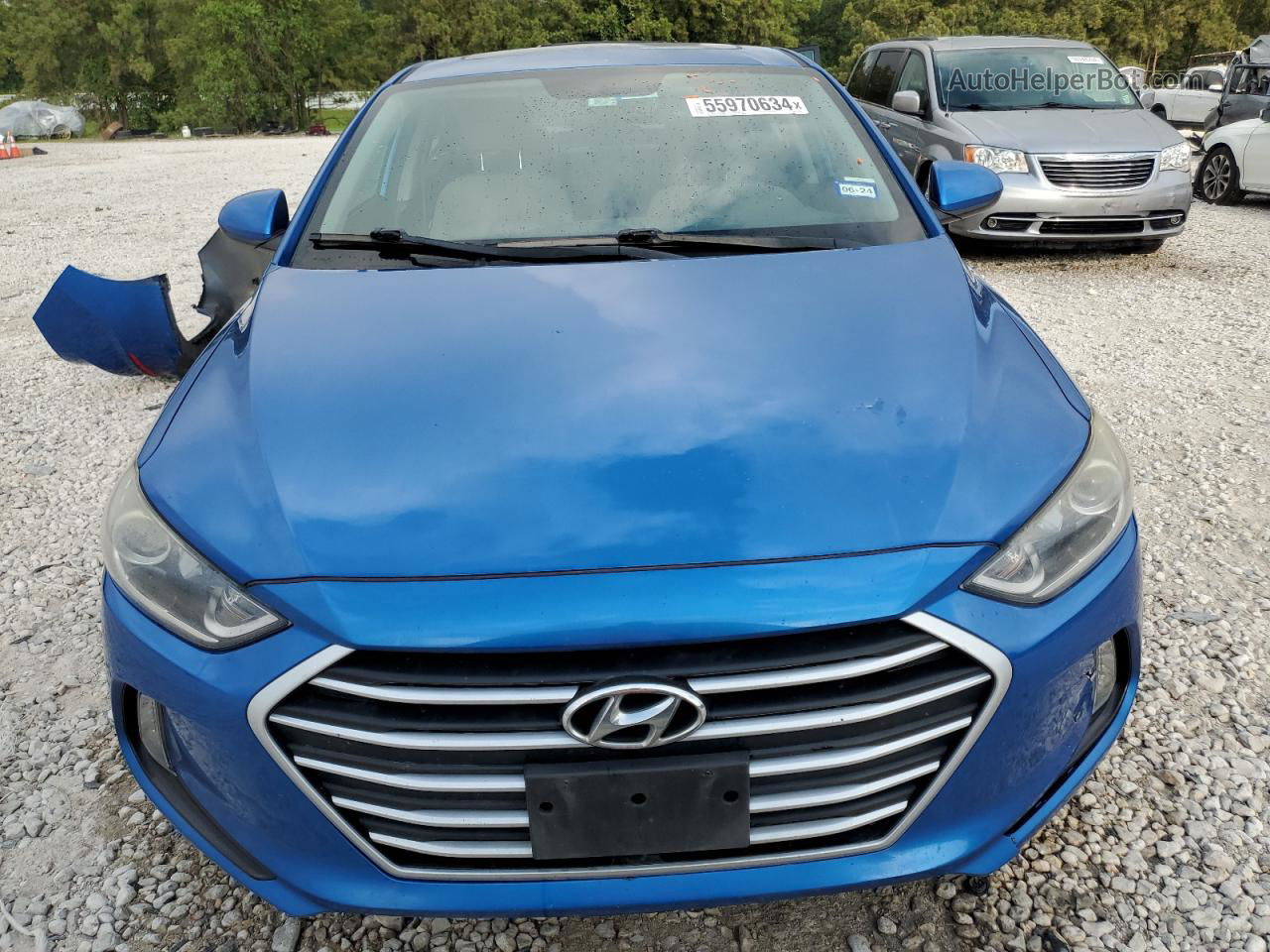 2018 Hyundai Elantra Sel Blue vin: 5NPD84LF7JH212819