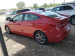 2018 Hyundai Elantra Sel Red vin: 5NPD84LF7JH220824