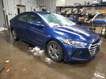 2018 Hyundai Elantra Sel Blue vin: 5NPD84LF7JH230463