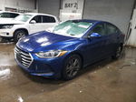 2018 Hyundai Elantra Sel Blue vin: 5NPD84LF7JH230463