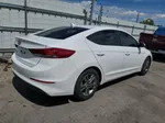 2018 Hyundai Elantra Sel White vin: 5NPD84LF7JH275175