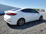 2018 Hyundai Elantra Sel White vin: 5NPD84LF7JH276679