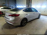 2018 Hyundai Elantra Sel Gray vin: 5NPD84LF7JH280943