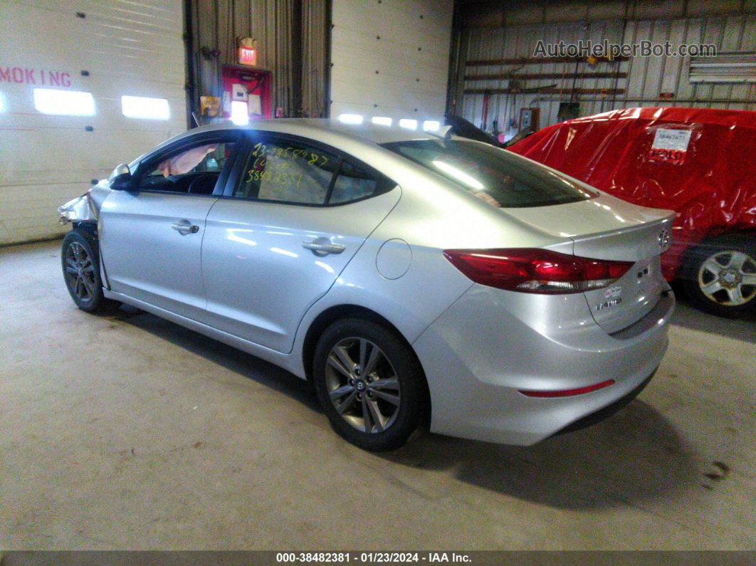 2018 Hyundai Elantra Sel Gray vin: 5NPD84LF7JH280943