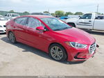 2018 Hyundai Elantra Sel Maroon vin: 5NPD84LF7JH295796