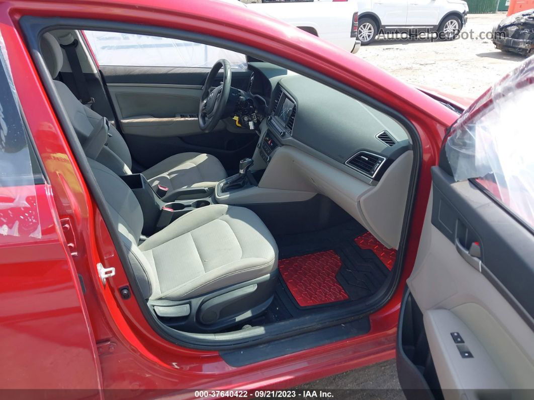 2018 Hyundai Elantra Sel Maroon vin: 5NPD84LF7JH295796