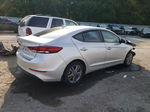 2018 Hyundai Elantra Sel Белый vin: 5NPD84LF7JH336394