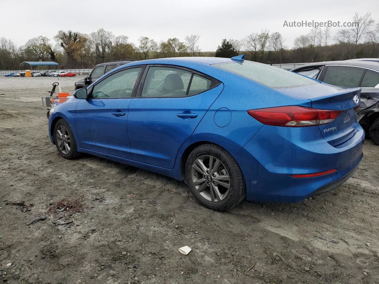 2018 Hyundai Elantra Sel Blue vin: 5NPD84LF7JH349002