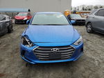 2018 Hyundai Elantra Sel Blue vin: 5NPD84LF7JH349002