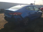 2018 Hyundai Elantra Sel Blue vin: 5NPD84LF7JH385658