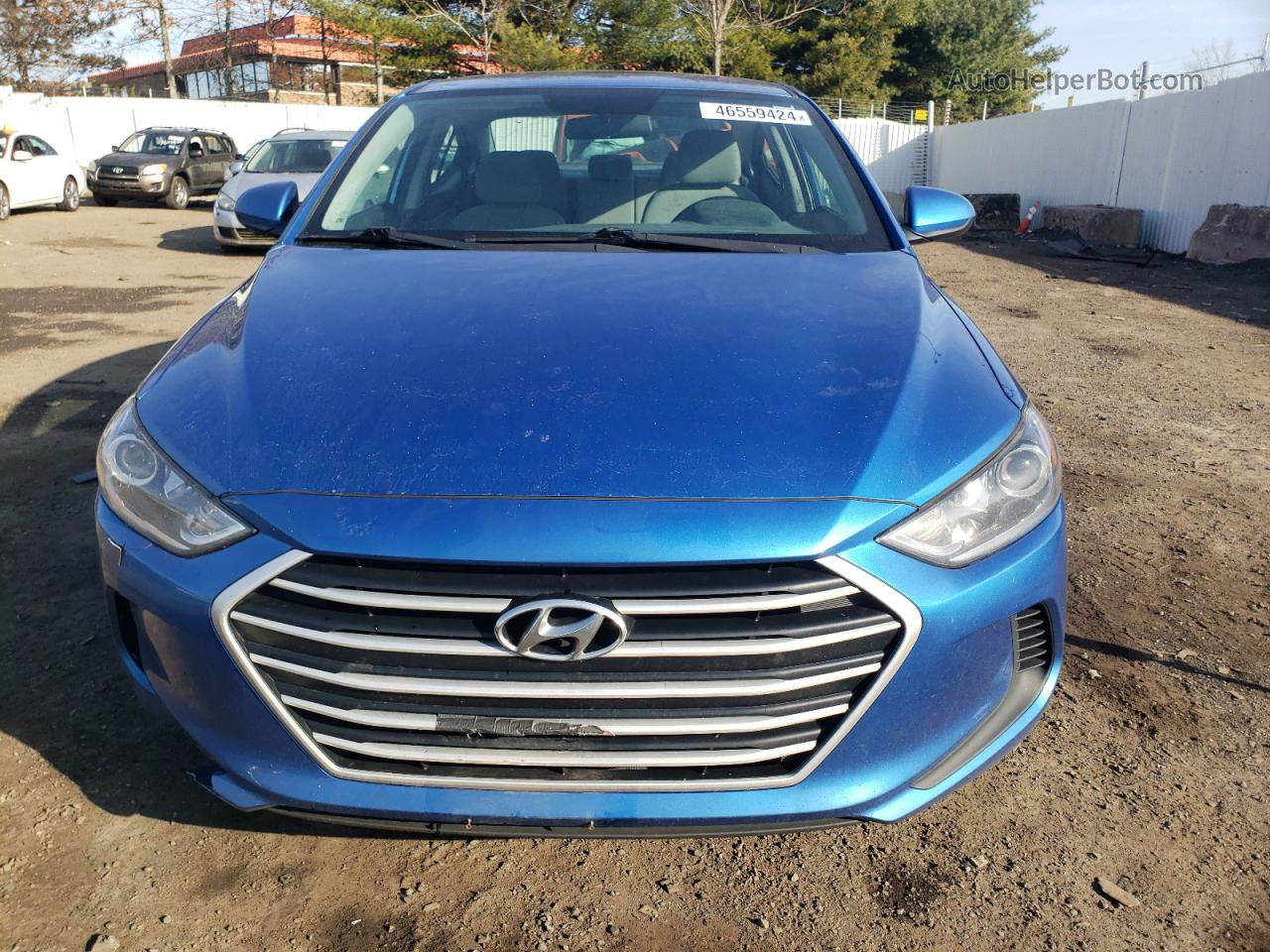 2018 Hyundai Elantra Sel Blue vin: 5NPD84LF7JH385658