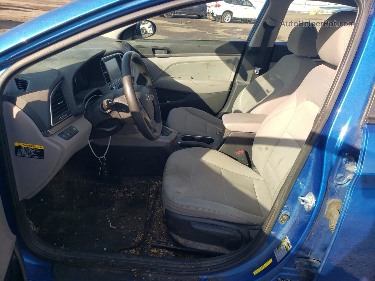2018 Hyundai Elantra Sel Blue vin: 5NPD84LF7JH385658