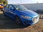 2018 Hyundai Elantra Sel Blue vin: 5NPD84LF7JH385658