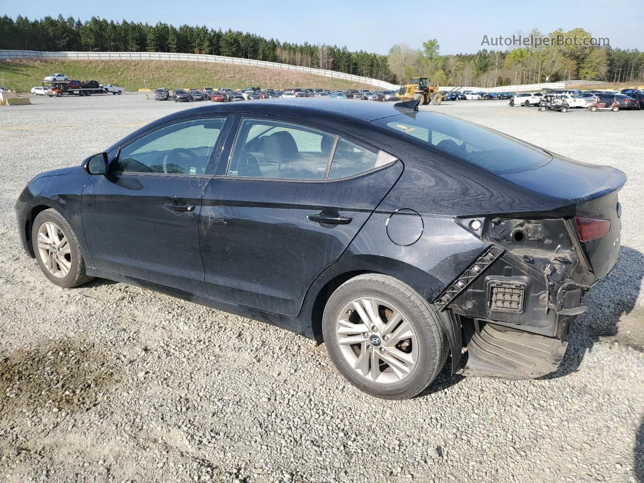 2019 Hyundai Elantra Sel Black vin: 5NPD84LF7KH416375