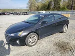 2019 Hyundai Elantra Sel Black vin: 5NPD84LF7KH416375