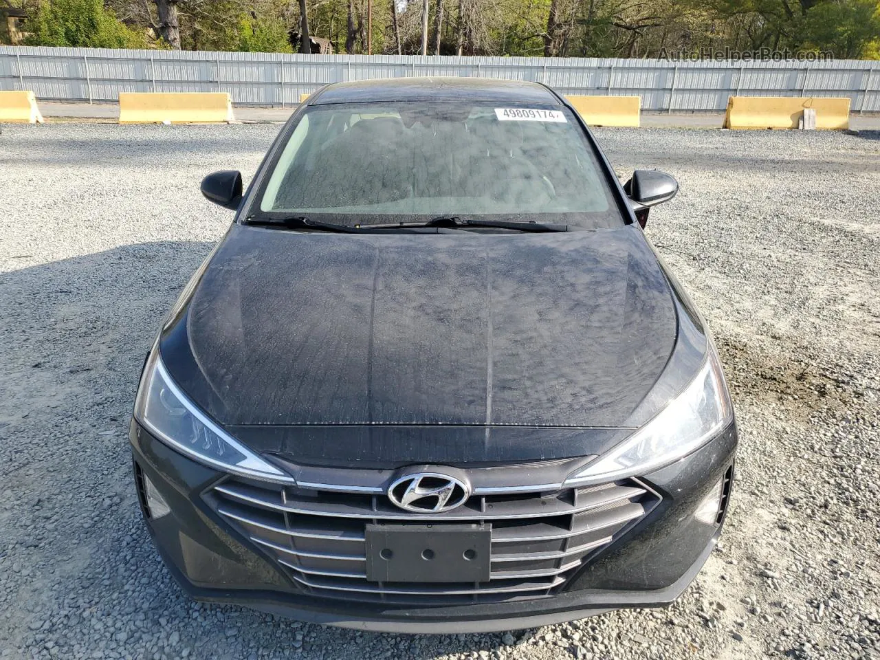 2019 Hyundai Elantra Sel Black vin: 5NPD84LF7KH416375