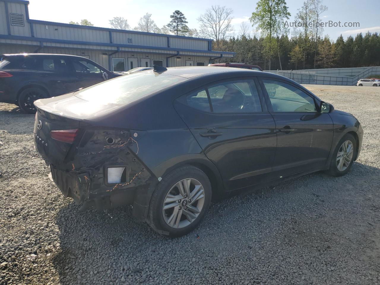 2019 Hyundai Elantra Sel Black vin: 5NPD84LF7KH416375