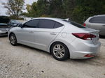 2019 Hyundai Elantra Sel Silver vin: 5NPD84LF7KH424573