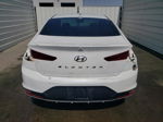 2019 Hyundai Elantra Sel White vin: 5NPD84LF7KH457850