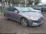 2019 Hyundai Elantra Sel Silver vin: 5NPD84LF7KH483039