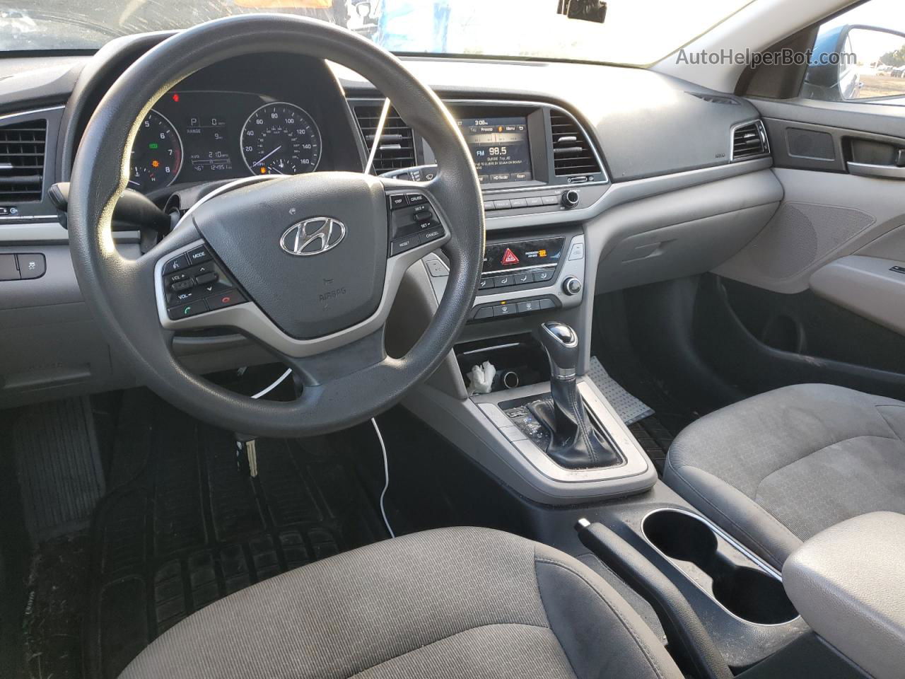 2017 Hyundai Elantra Se Синий vin: 5NPD84LF8HH004877