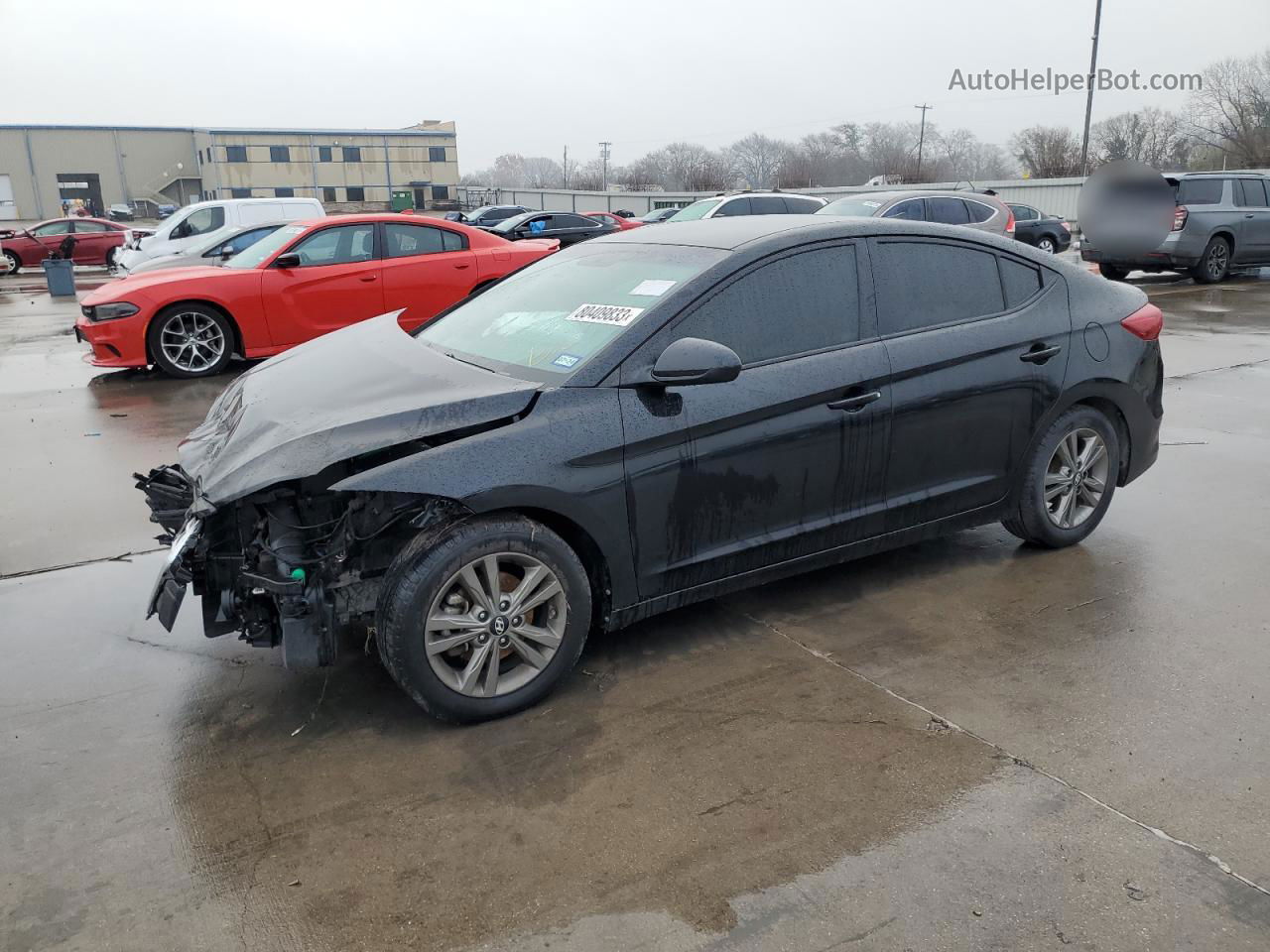 2017 Hyundai Elantra Se Black vin: 5NPD84LF8HH017886