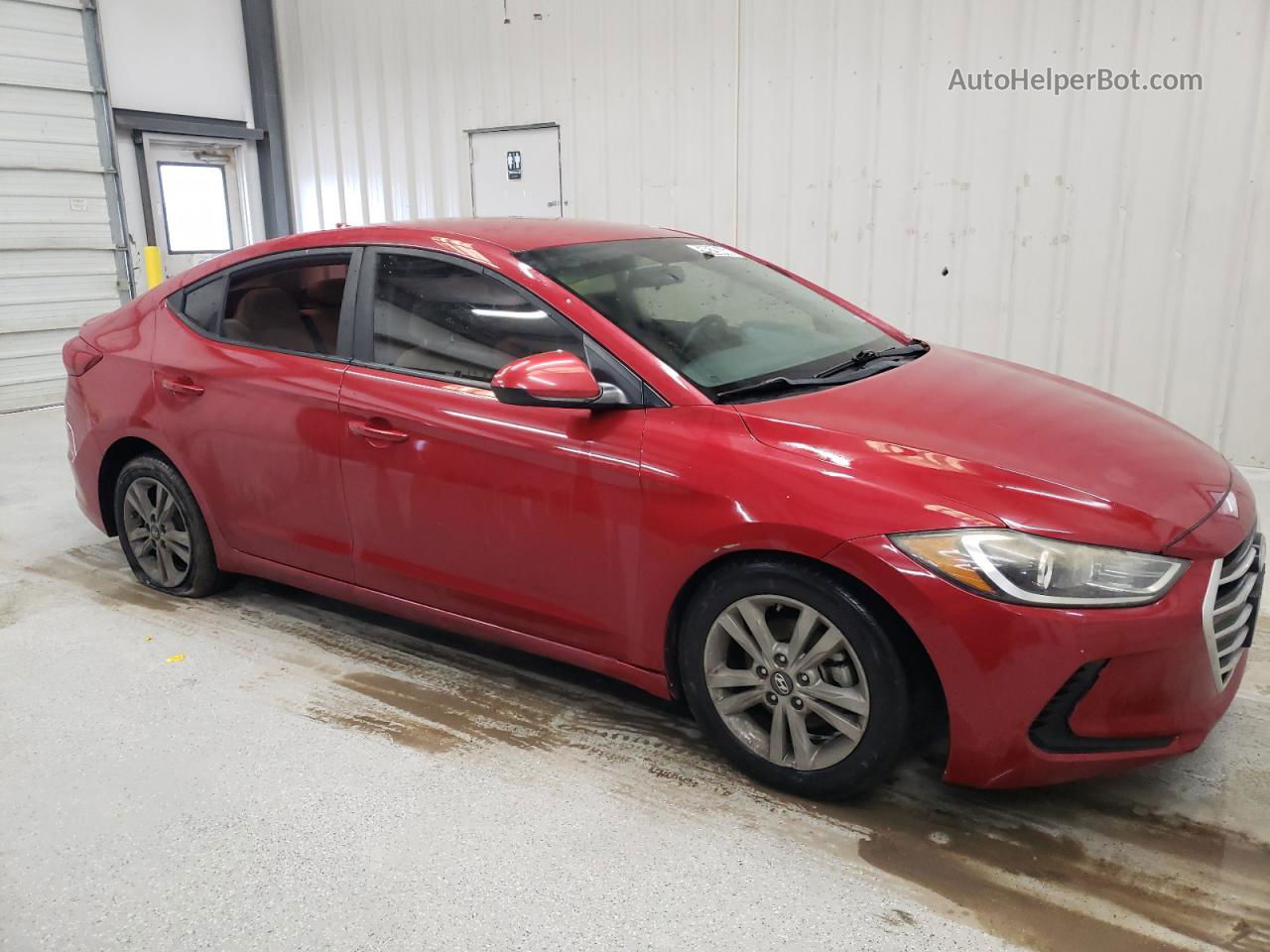 2017 Hyundai Elantra Se Red vin: 5NPD84LF8HH049379